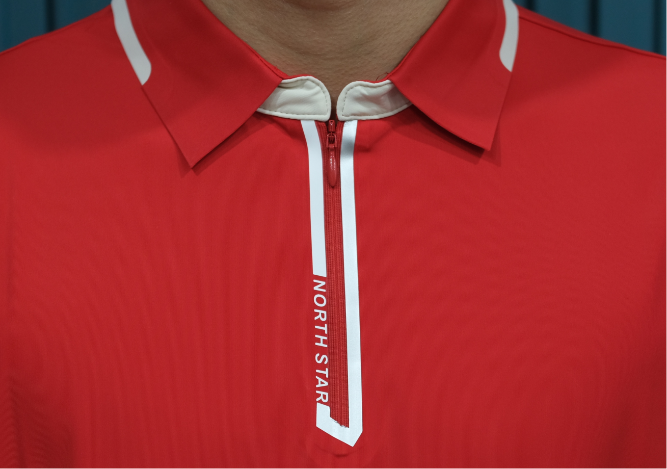 Polo Nữ - Ngắn Tay - Đỏ (Pery + Cờ VN) góc 4