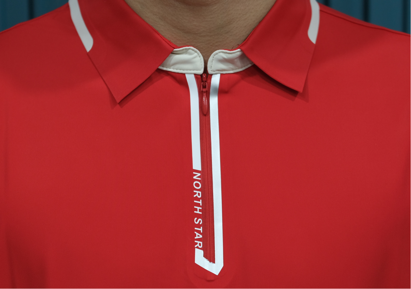 Polo Nữ - Dài Tay -  Đỏ góc 3