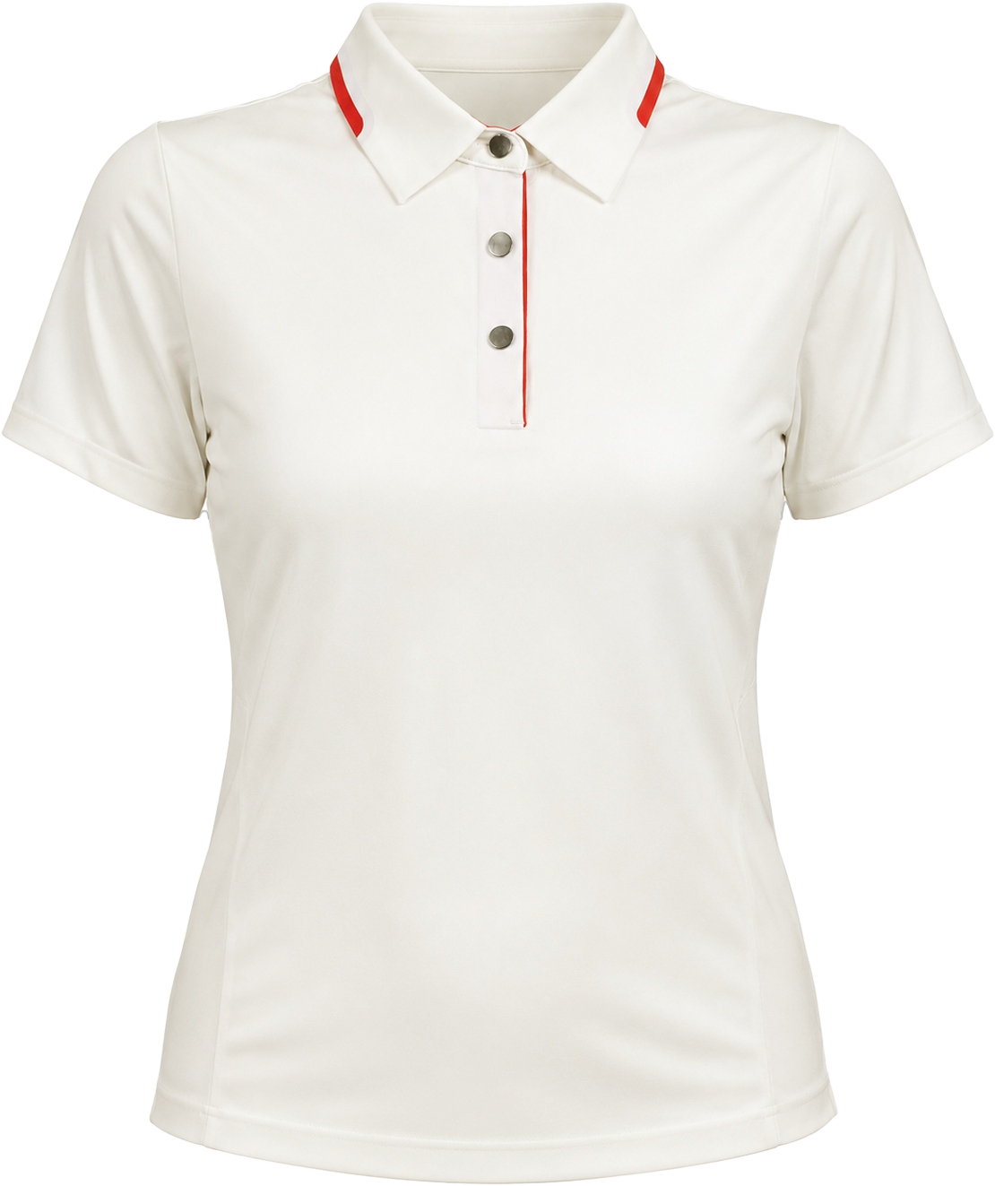 Polo Nữ - Ngắn Tay - Trắng Kem trên nền trung tính